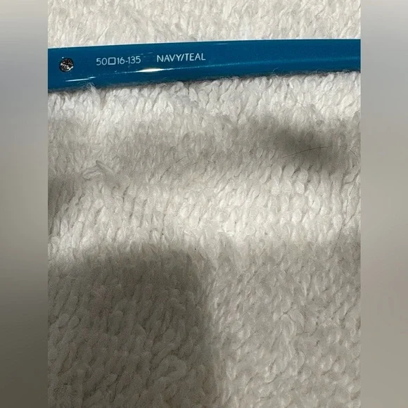 Karen Kane Thornmint Eyeglasses Frames Navy Teal Two-Tone - Picture 8 of 13